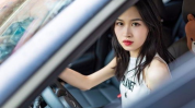 carplay小姐姐,智能驾驶新体验，科技与时尚的完美融合
